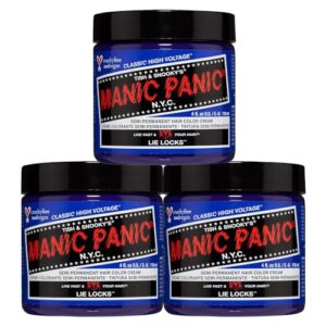Manic Panic High Voltage Classic Cream Formula, Lie Locks, 118 ml (1 Unit)